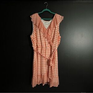Plus Size Women's LC Lauren Conrad Ruffle Wrap Dress 3X
